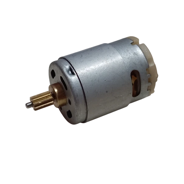 Ever RS-365 DC 9V 9750Rpm DC Motor 6mm Çaplı Metal Dişli (Çap 27.5mm Uzunluk 57mm) Hobi Oyuncak Elektrik Deney Motoru ürün görseli 1