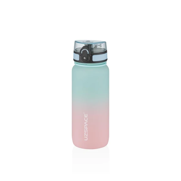 Vagonlife Uzspace 3037 650ml Mint Yeşili-Pembe Tritan Matara ürün görseli 1