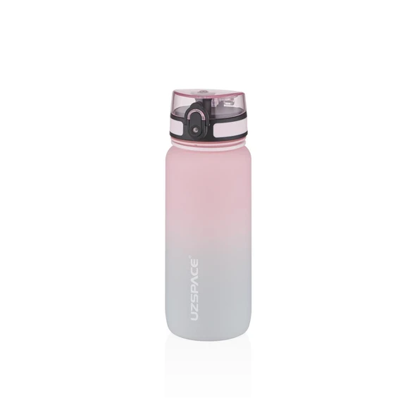 Vagonlife Uzspace 3037 650ml Pembe-Gri Tritan Matara ürün görseli 1