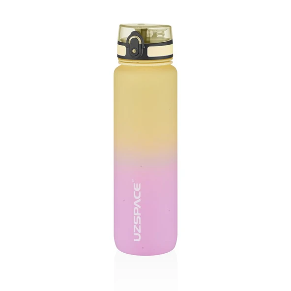 Vagonlife Uzspace 3038 1000ml Sarı-Mor Tritan Matara ürün görseli 1