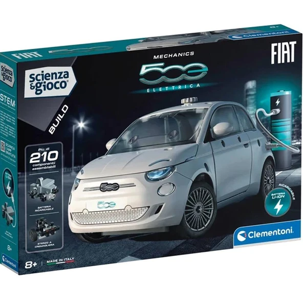 Clementoni Mekanik Laboratuvarı Fiat 500 Elektrik 75085TR ürün görseli 1
