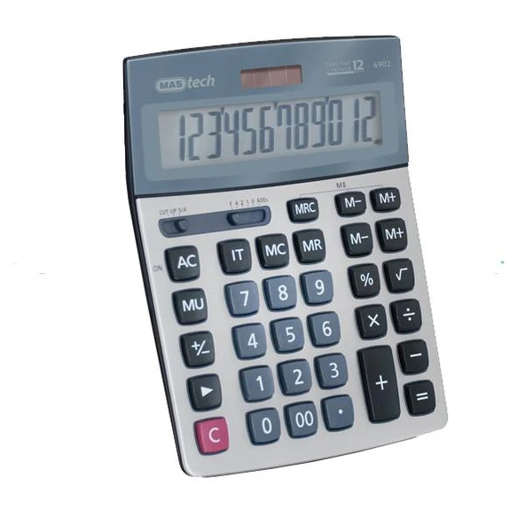 Mas Hesap Makinesi Ofis Tipi Çift Hafıza Büyük 6902 ürün görseli 1