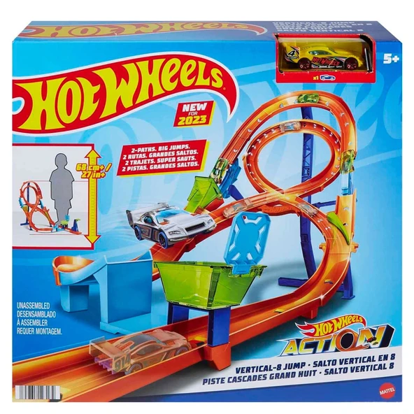 Hot Wheels Dikey Yarış Heyecanı Oyun Seti HMB15 ürün görseli 1