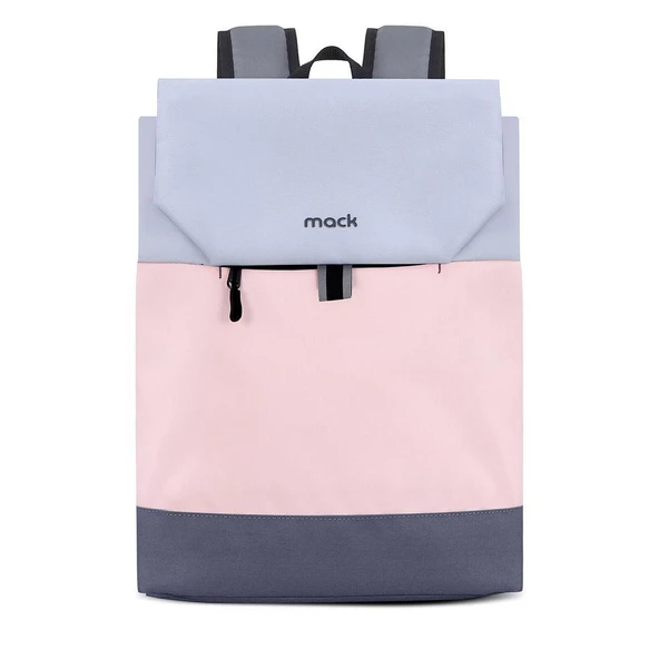 MACK MCE-1302 14.1 ZEN Eco Günlük Sırt Çantası Pembe Gri ürün görseli 1