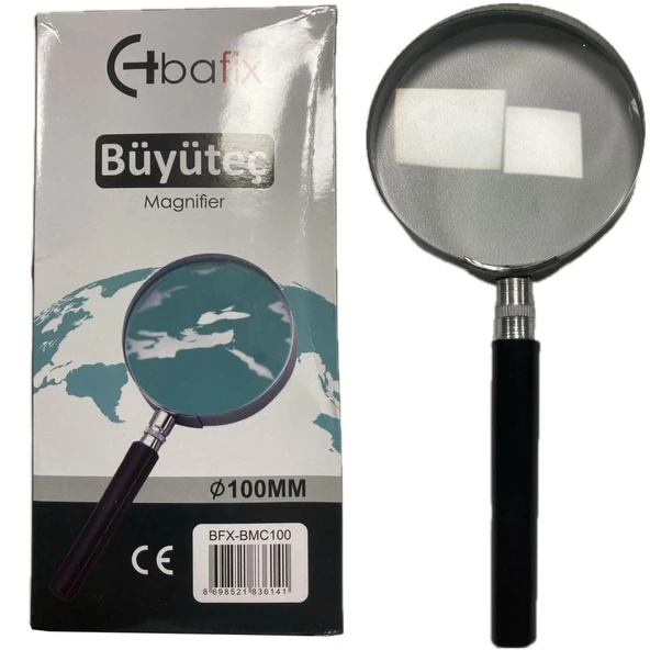 Bafix Büyüteç Cam Metal Çerçeveli 100 MM BFX-BMC100 ürün görseli 1