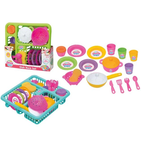 Dede Oyuncak Candy Bulaşıklık Seti 01169 ürün görseli 1