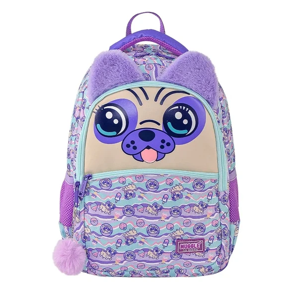 Muggle Okul Çantası Dog Mor Mu-6962 ürün görseli 1