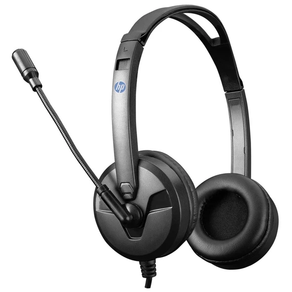 Hp DHE-8009 Mikrofonlu 3.5mm Jack Siyah Ses Kontrollü Kulaklık ürün görseli 1