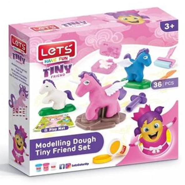 Lets Oyun Hamuru Tiny Minik Arkadaşım Seti 75 GR 36 Parça L8494 ürün görseli 1