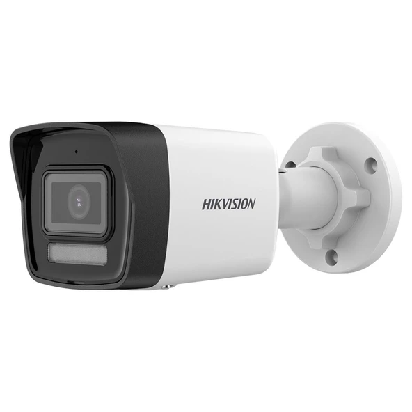 HIKVISION DS-2CD1043G2-LIUF 4Mpix, 2,8mm Lens,  H265+, 30Mt Gece Görüşü, Hybrid Light, SD Kart,Dahili Mikrofon, PoE, Bullet IP Kamera ürün görseli 1