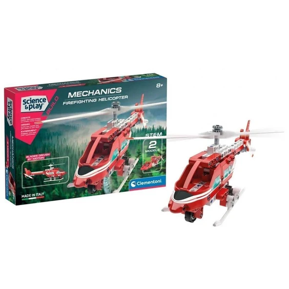 Clementoni Mekanik Laboratuvarı Firefighting Helicopter 75075TR ürün görseli 1