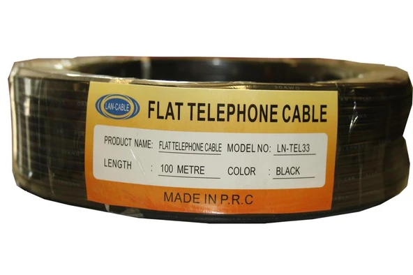 Köken LN-TEL33 100mt Siyah Telefon Kablosu ürün görseli 1