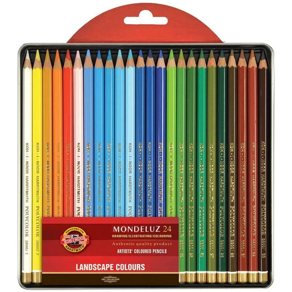 Koh-i Noor Set Aquarel Pencils Landscape 3724 24 ürün görseli 1