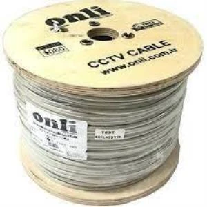 Onli 2+1 1x0,22 mini Coax 2x0,22mm 500 metre CCTV Kamera Kablosu ürün görseli 1