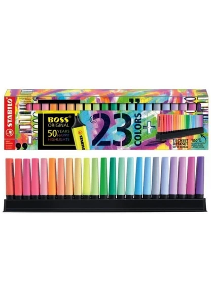 Stabilo Fosforlu Kalem Boss Original Arty 23 Lü Set 7023-01-5-20 ürün görseli 1