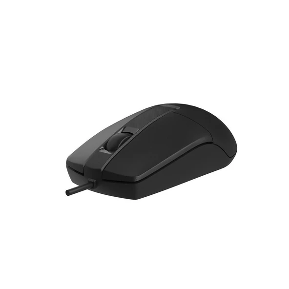A4 Tech Op-330S Silent Usb Siyah V-Track 1200Dpi 1,5Mt Kablo Sessiz Mouse ürün görseli 1