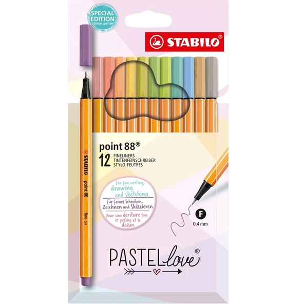 Stabilo Point 88 Pastellove 12 Li 8812-7-7 ürün görseli 1