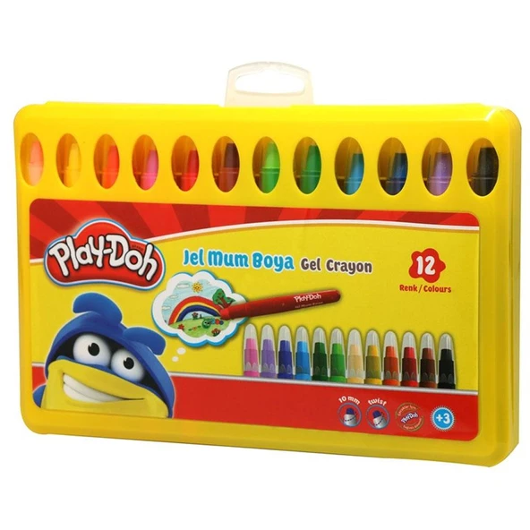 Play-Doh Jel Crayon 12 Renk PP Box PLAY-CR014 ürün görseli 1