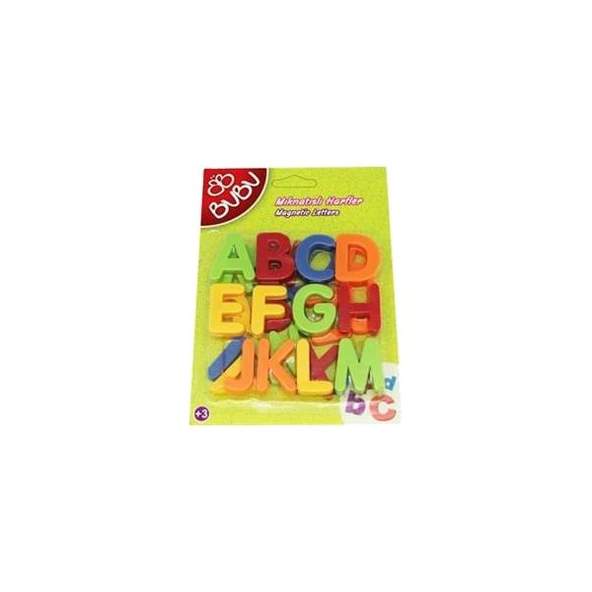 Bu-Bu Mıknatıslı Harflar 26 Parça BUBU00082 ürün görseli 1