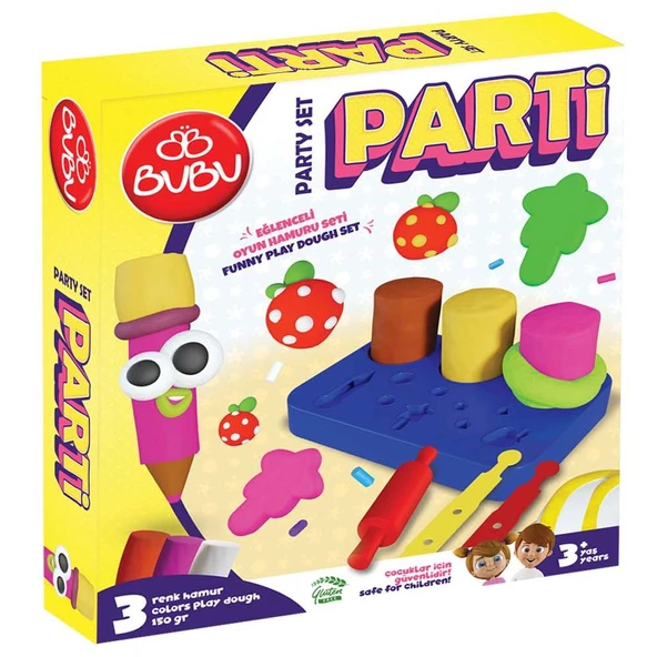 Bu-Bu Oyun Hamuru Seti Parti (S) BUBU-OH0018 ürün görseli 1