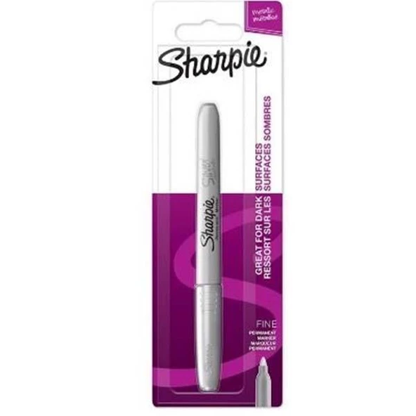 Sharpie Markör Permanent Metalik Gümüş Tekli Bls 1986004 ürün görseli 1
