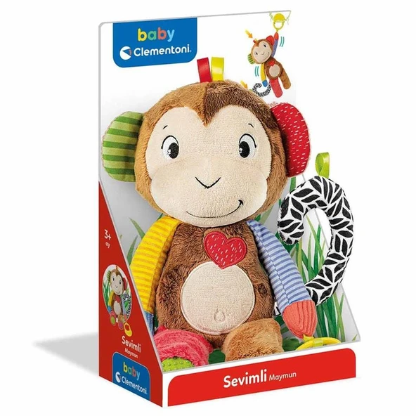 Clementoni Baby Puset Oyuncağı Sevimli Maymun ürün görseli 1