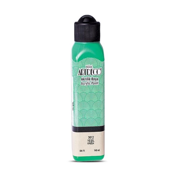 Artdeco Akrilik Boya 140 ML Yeşil 070R-3612 ürün görseli 1