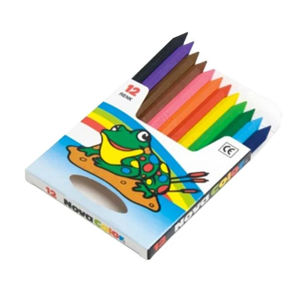 Nova Color Mum Pastel Boya Karton Kutu Yarım Boy Köşeli 12 Lİ NC-1112 ürün görseli 1