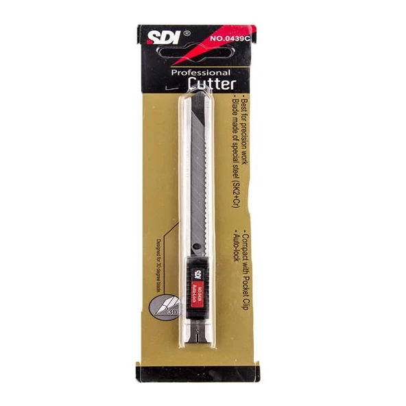 Sdi Maket Bıçağı Dar Metal Gövde 0439C ürün görseli 1