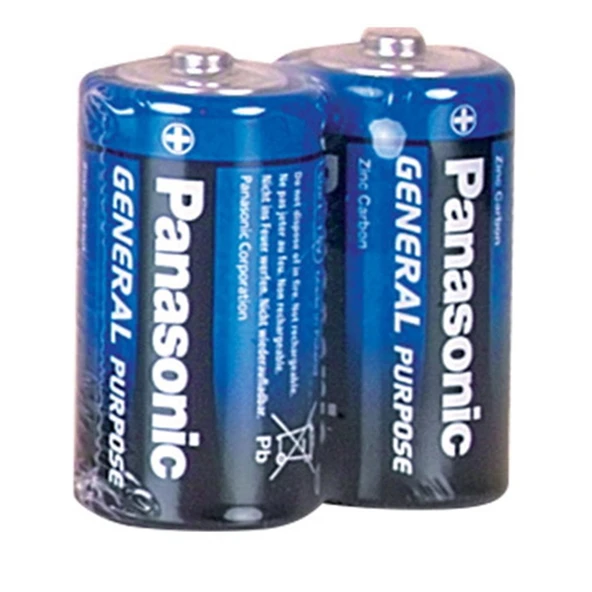Panasonic Çinko Karbon Orta Boy Pil (C) R14BE/2PS ürün görseli 1