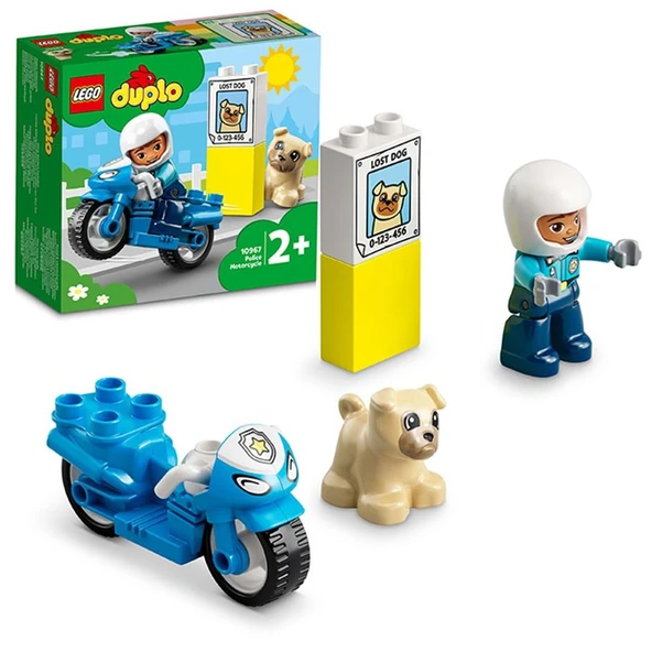 Lego Duplo Police Motorcycle Poli Motorsikleti 10967 ürün görseli 1