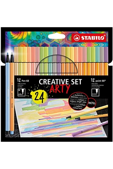 Stabilo Arty Kreatif Set 24 Lü Pen+Point ürün görseli 1