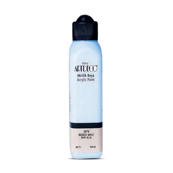 Artdeco Akrilik Boya 140 ML Bebek Mavi 070R-3679 ürün görseli 1