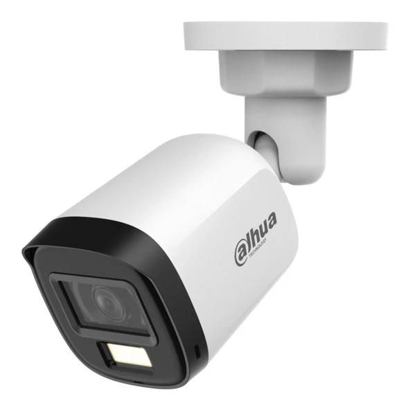 DAHUA HAC-B1A51-U-IL-A-0360B, 5Mpix,  3.6mm Lens, 30 Mt Gece Görüşü, Smart Dual Light, Dahili Mikrofon, Bullet Kamera ürün görseli 1