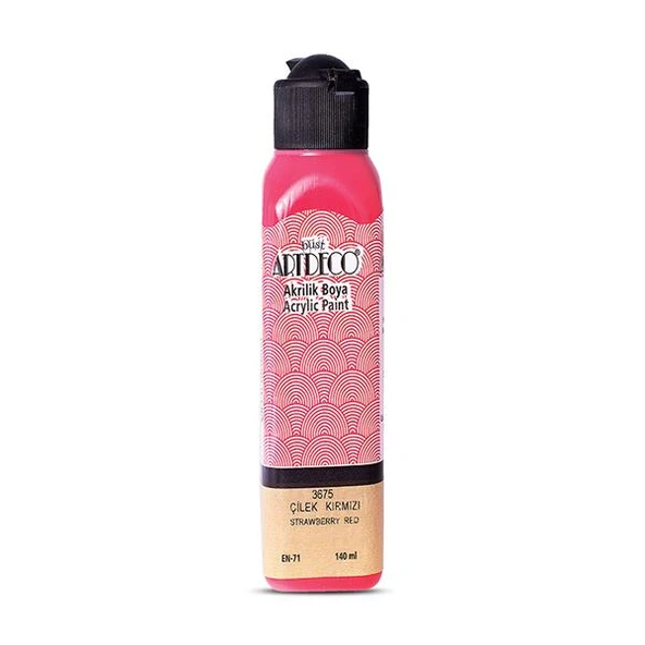 Artdeco Akrilik Boya 140 ML Çilek Kırmızı 070R-3675 ürün görseli 1
