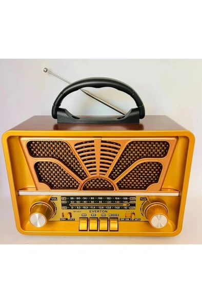 Everton RT-811 Bluetooth-USB-SD-FM Nostaljik Radyo El Feneri Özellikli ürün görseli 1