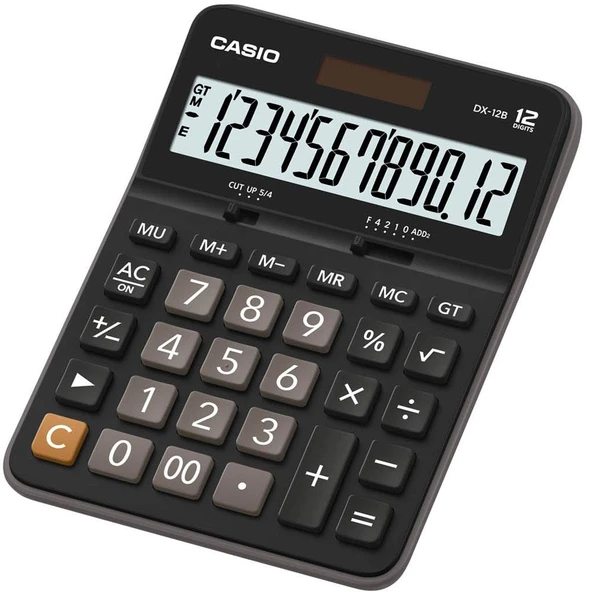 Casio DX-12B 12 Hane Masa Üstü Hesap Makinesi ürün görseli 1