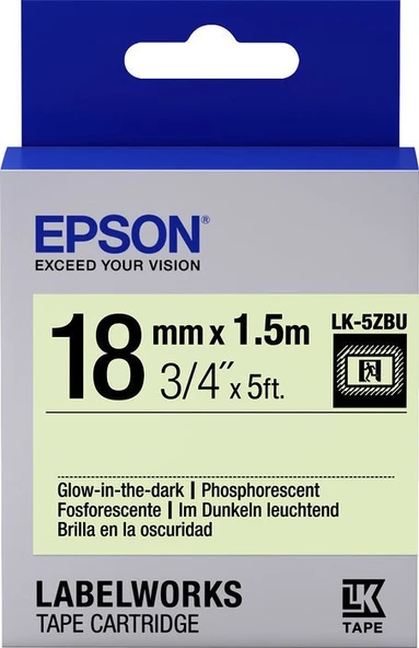 Epson LK-4YBP Pastel Sarı Üzeri Siyah 12mm 9Metre Etiket ürün görseli 1
