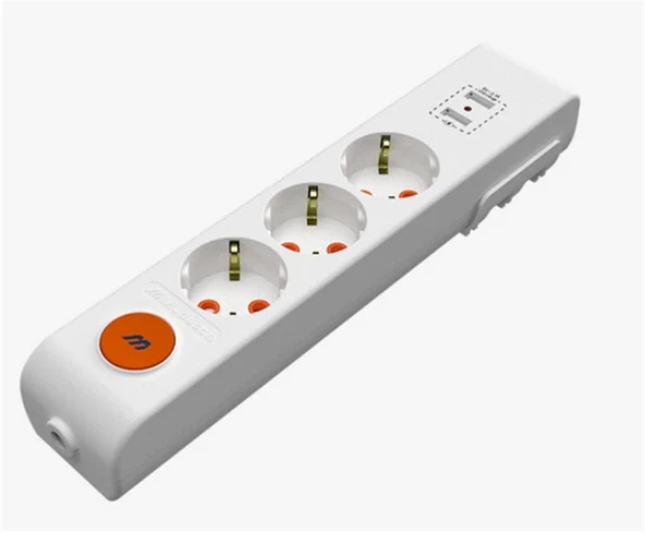 Mutlusan Rı-Tech 3lü 5mt Anahtarlı 1Usb+1Type-C ı Topraklı Grup Priz(Ç.K.) (001 175 350102 05 00) ürün görseli 1