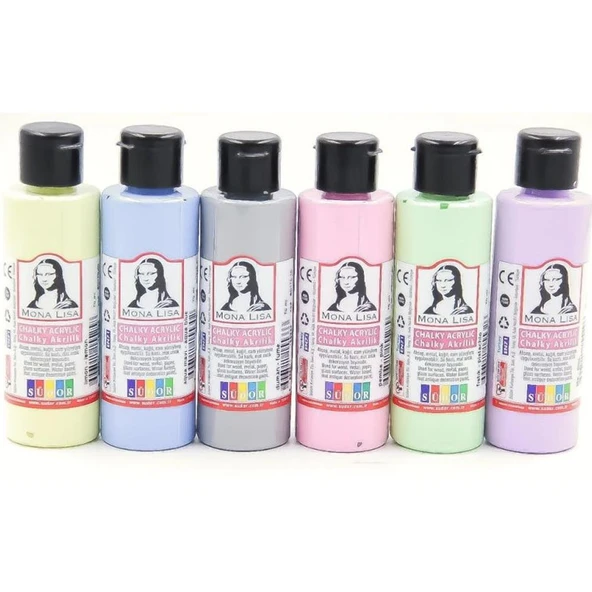 Mona Lisa Akrilik Boya Chalky 6x70 ML SD1006C ürün görseli 1