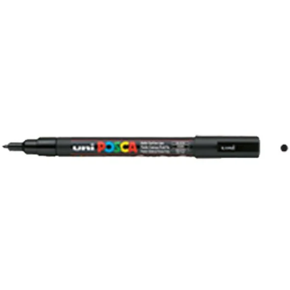 Uni-Ball Markör Boyama Posca Su Bazlı Poster 0.9-1.3 MM Yeşil PC-3M ürün görseli 1