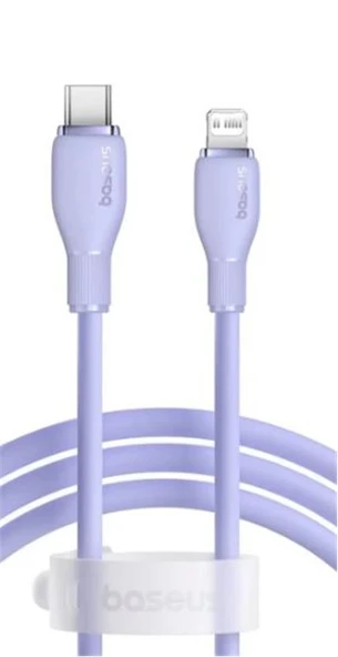 Baseus Pudding USB-A Light 2.4A Kablo 1.2m Mor (P10355700511-00) ürün görseli 1