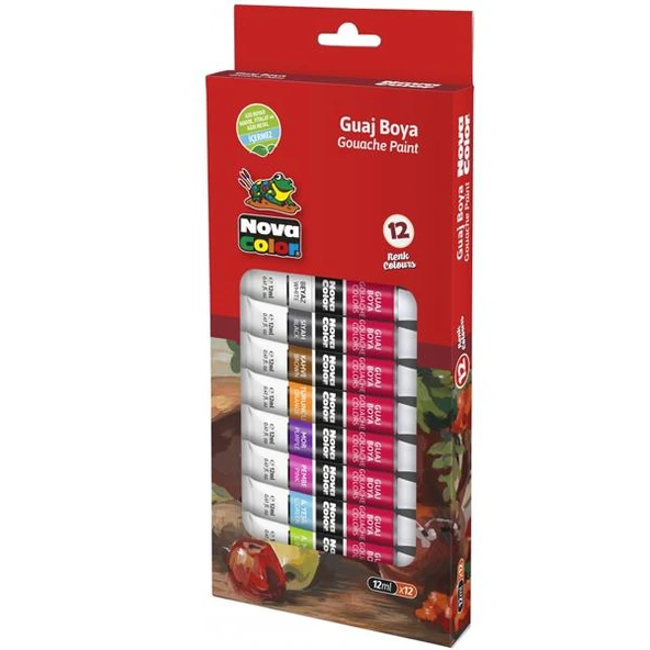 Nova Color Guaj Boya Tüp 12 Li 12 ML NC-781 ürün görseli 1