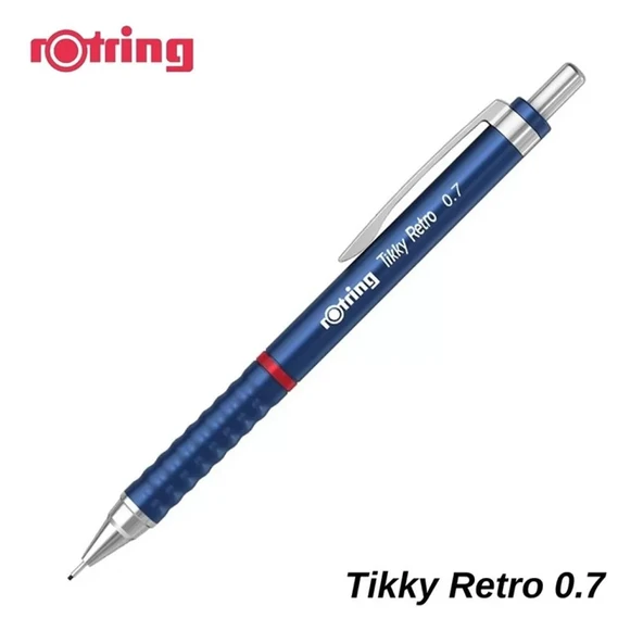 Rotring Versatil Kalem Tikky Retro Metalik Mavi 0.7 MM 2202569 ürün görseli 1