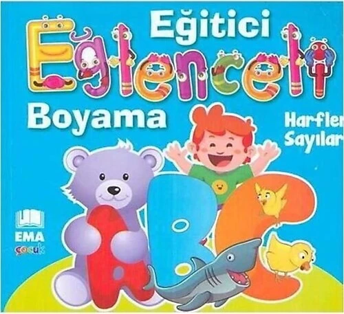 Ema Eğitici Eğl.Boyama-Harfler-Sayılar/Emaçocuk ürün görseli 1