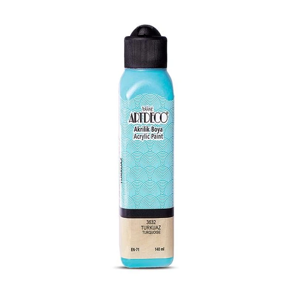 Artdeco Akrilik Boya 140 ML Turkuaz 070R-3632 ürün görseli 1