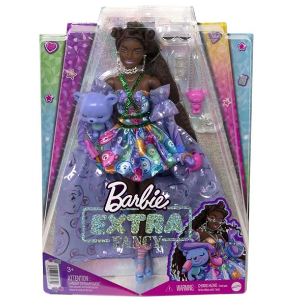 Barbie Extra Fancy Mor Kostümlü Bebek ürün görseli 1