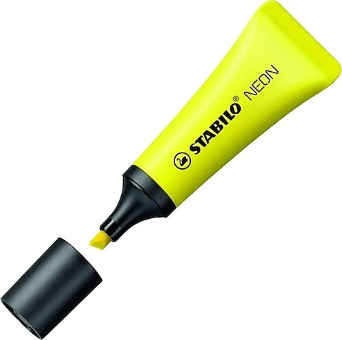 Stabilo Fosforlu Kalem Neon Sarı 72/24 ürün görseli 1