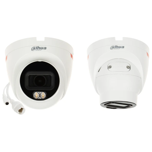 DAHUA  IPC-HDW2449TL-S-PRO, 4Mpix, WizColor, 2,8mm Lens,H265+, 30Mt Gece Görüşü, IP67, Dahili Mikrofon, PoE Dome IP Kamera ürün görseli 1