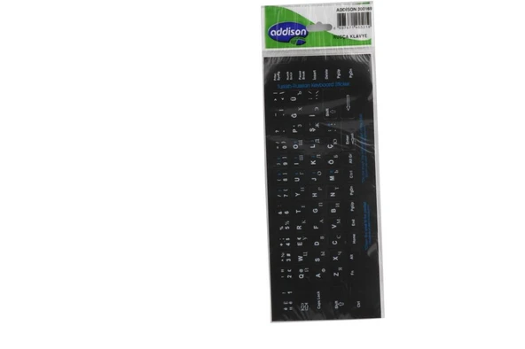 Addison 300169 Rusça q SiyahKlavye Stıker ürün görseli 1